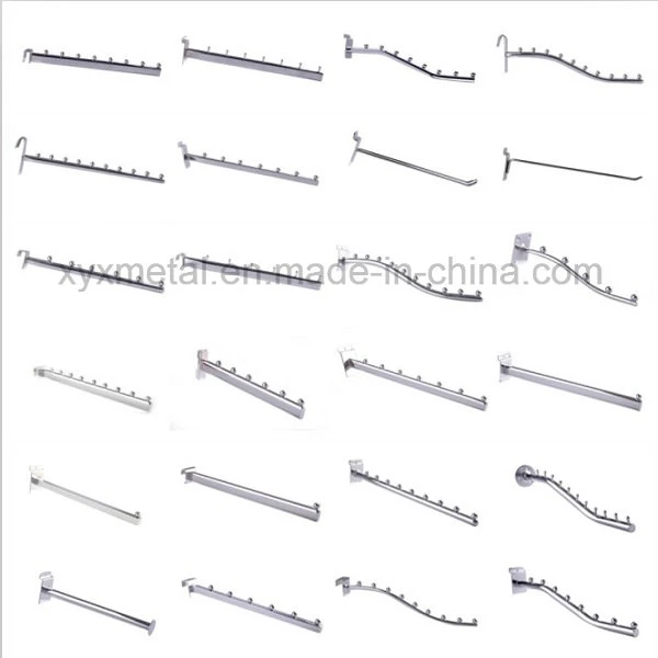 Shopfitting Chrome Peg Metal Gridwall Steel Slatwall Pegboard Accessories Wire Display Hook